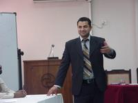 Hassan Bukhari delivering a keynote session